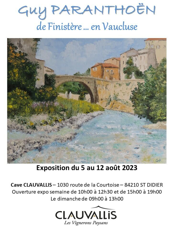 Exposition de peintures à l'huile " de Finistère en Vaucluse" par Mr PARANTHÖEN GUY