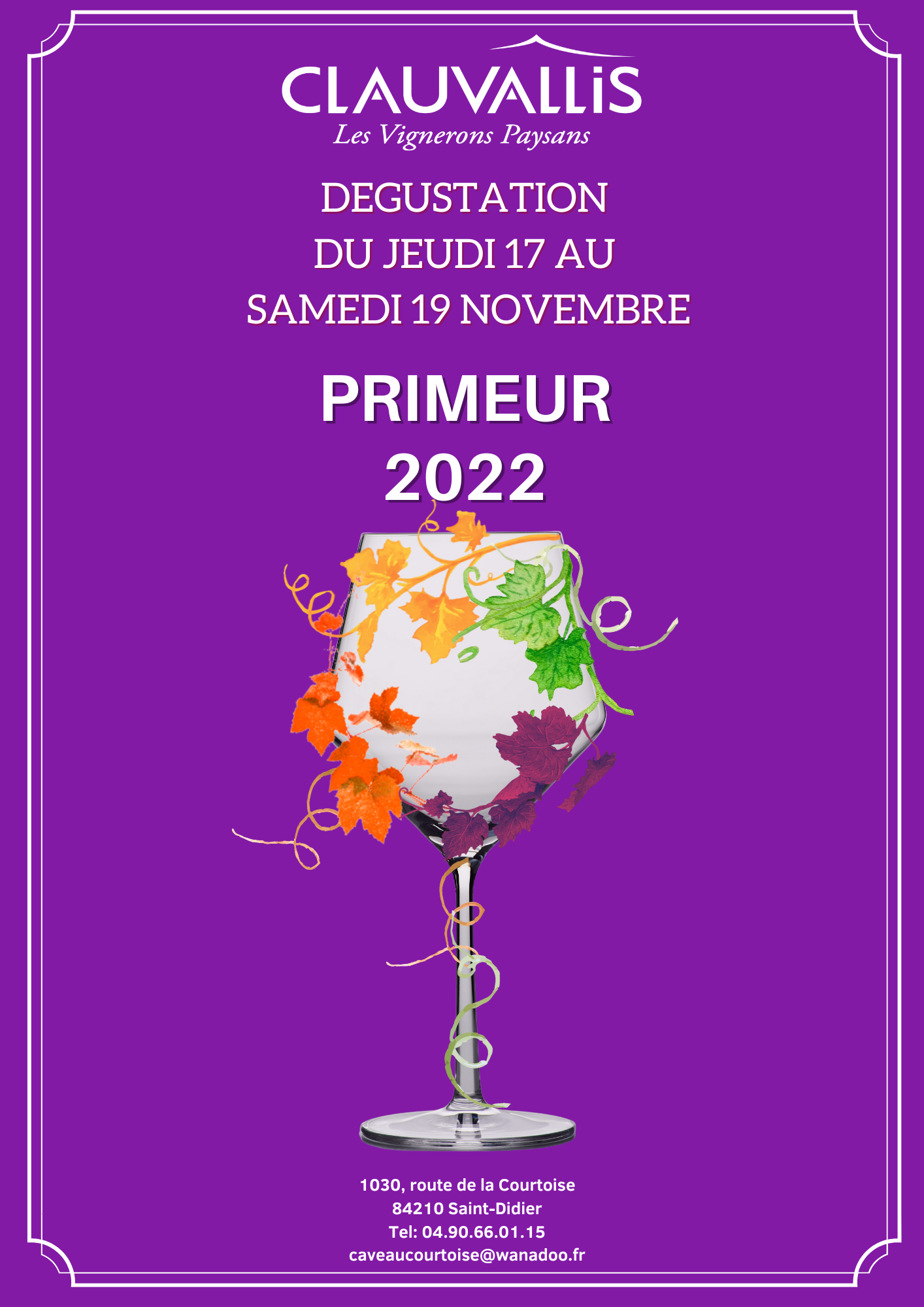 VIN PRIMEUR 2022