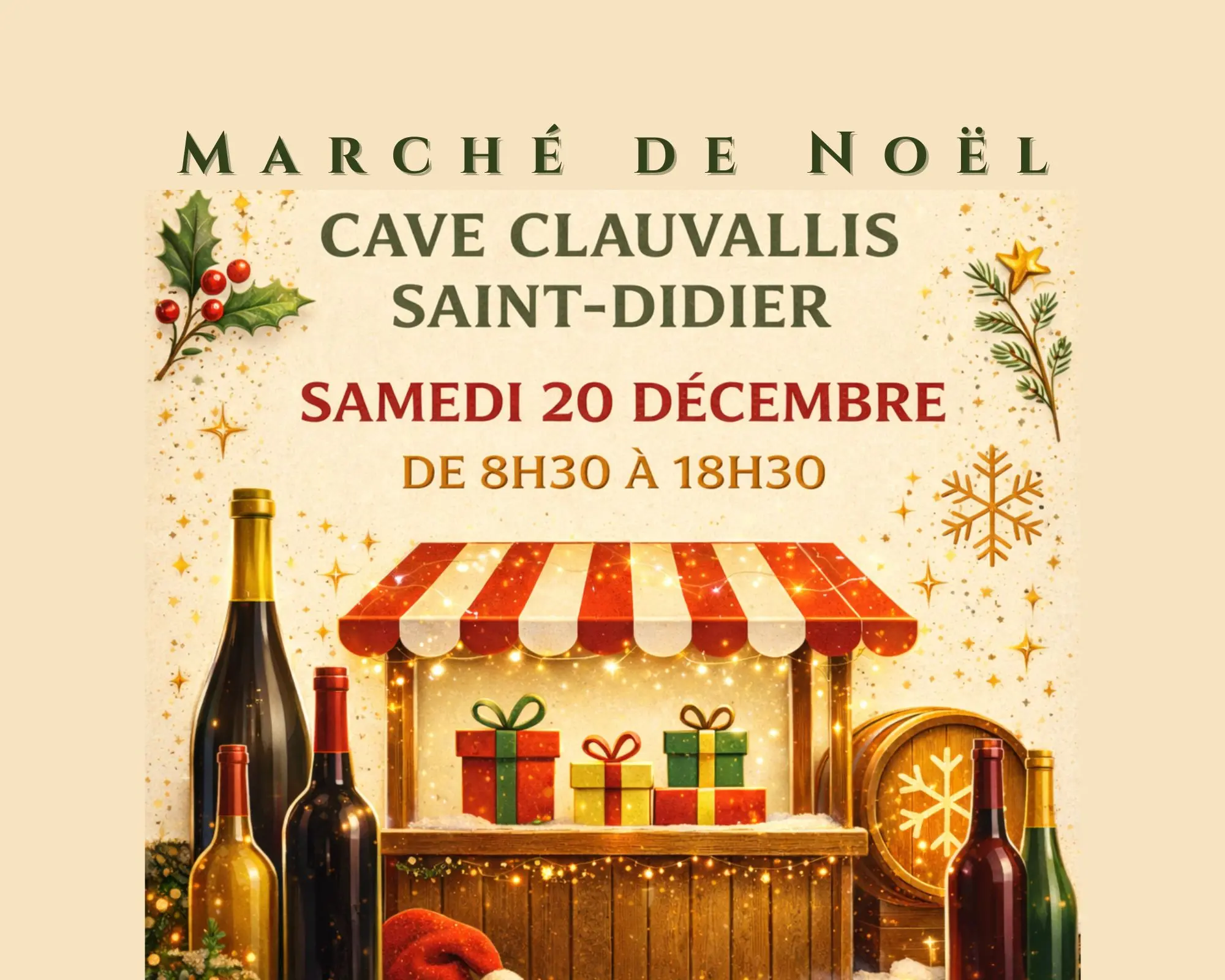 Venez faire vos cadeaux de Noël à Clauvallis !